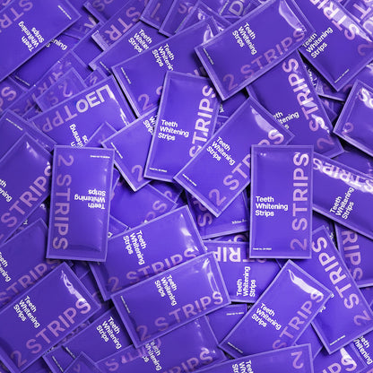 LUMIDENT™ 42 Purple Whitening Strips - Brighter Smile, Zero Sensitivity